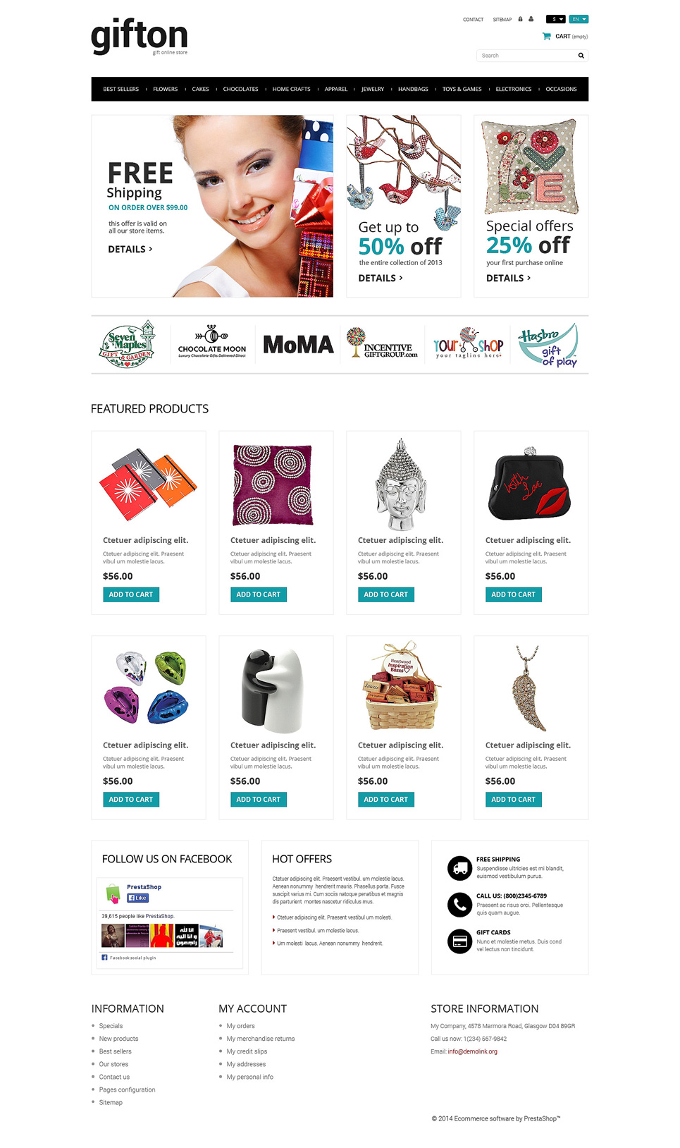 Gift Shop (template for PrestaShop) Item Picture