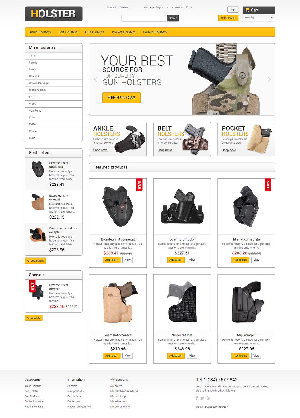 Holstermania (PrestaShop template) Item Picture