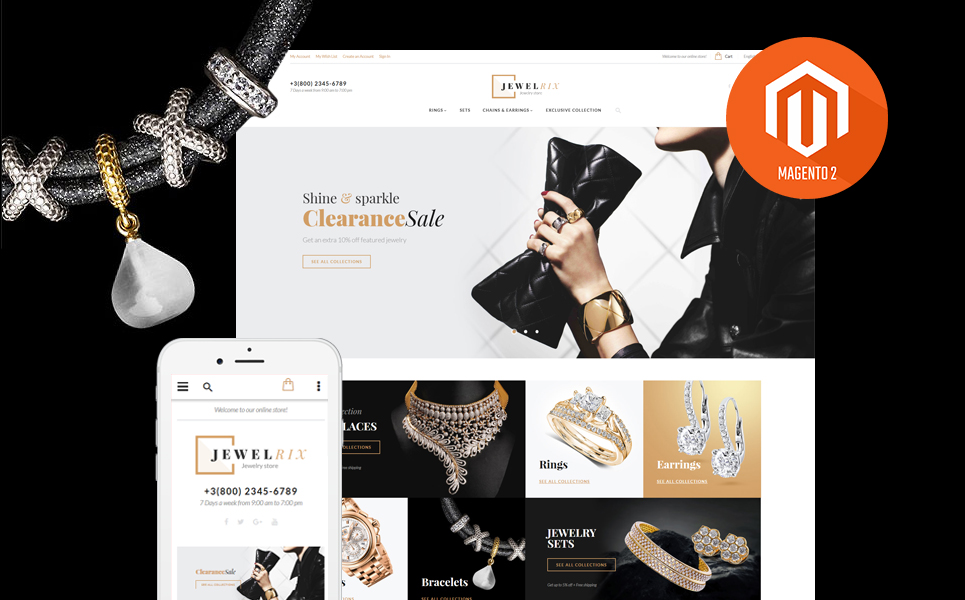 Jewelrix (theme for Magento ) Item Picture