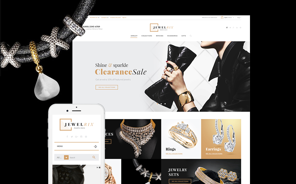 17 Best Jewelry Store Prestashop Themes