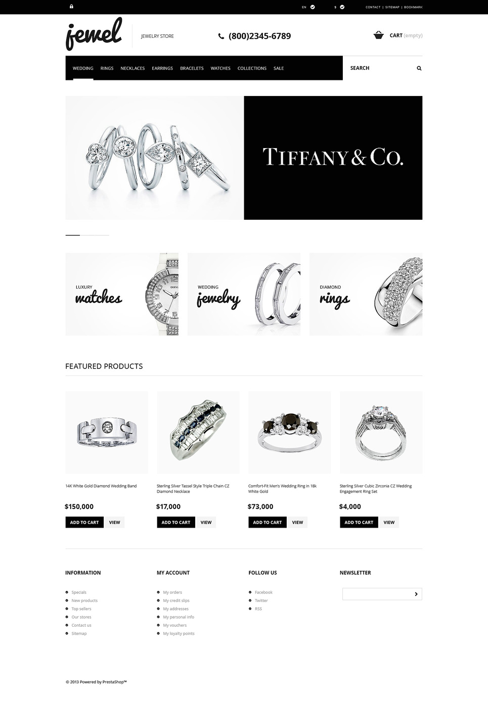 Jewelry Boutique (PrestaShop theme) Item Picture