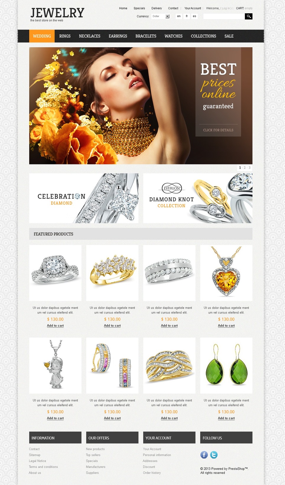 Jewelry Theme (PrestaShop theme) Item Picture