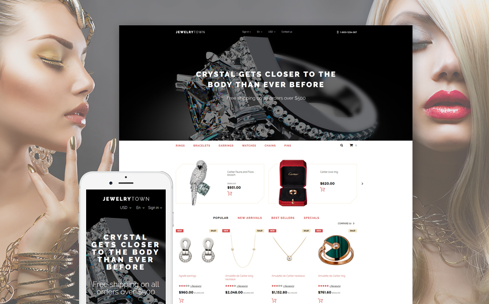 Jewelry Town (PrestaShop theme) Item Picture