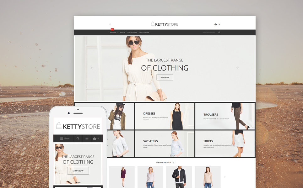 KettyStore (theme for Magento ) Item Picture