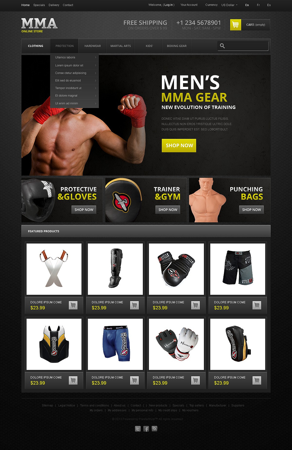 12+ Excellent Sports Equipment Store Themes for