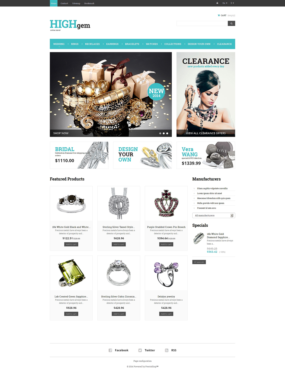 Premium Quality Jewelry (PrestaShop theme) Item Picture
