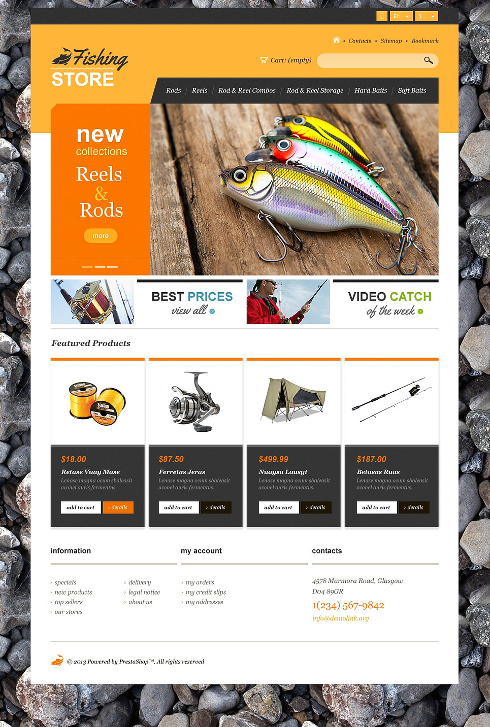 Any Fin is Possible (ecommerce template for PrestaShop
) Item Picture