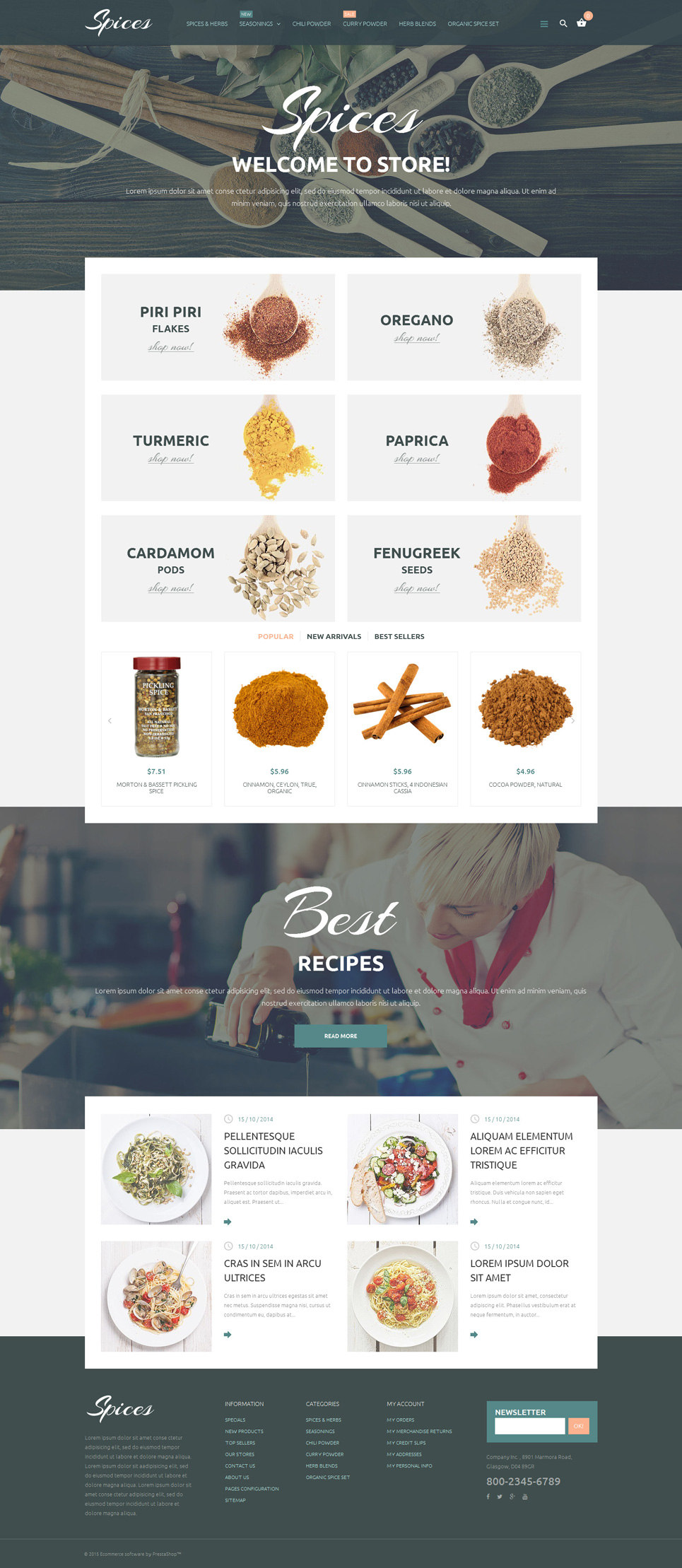 Spice Shop (template for PrestaShop) Item Picture