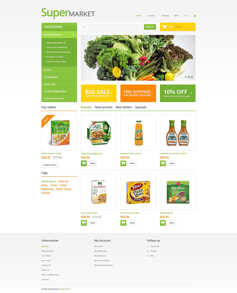 Supermarket (ecommerce theme for PrestaShop) Item Picture