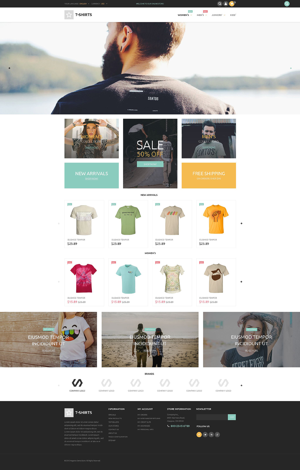 T-Shirts (theme for PrestaShop) Item Picture