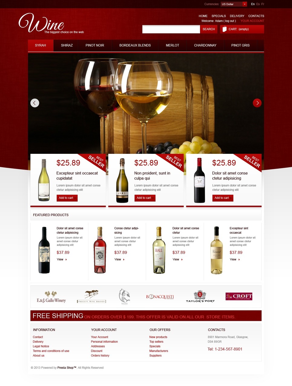 Top 10 Wine Store Templates (Wine Themes)