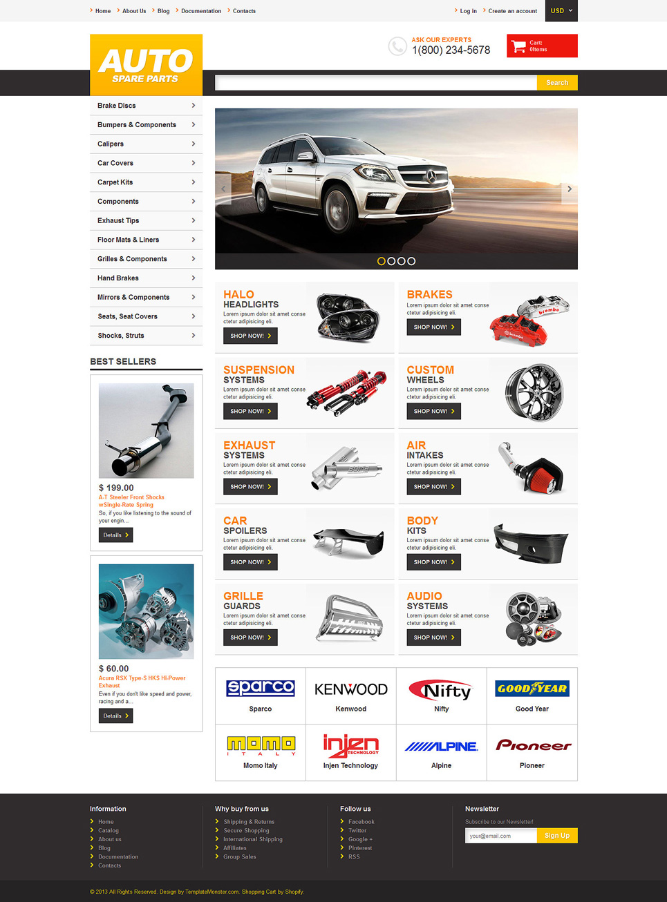 Auto Parts (ecommerce Shopify theme) Item Picture