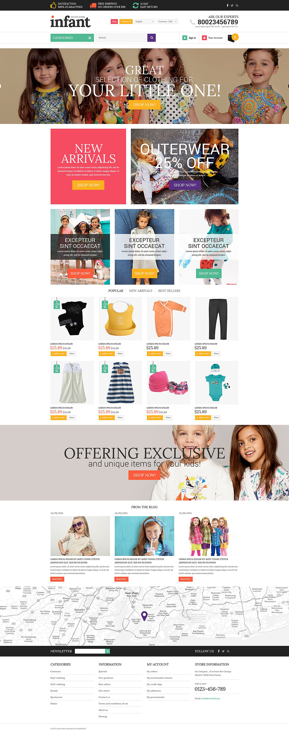 7+ Great Kids Fashion Website Themes Childrenswear Themes)