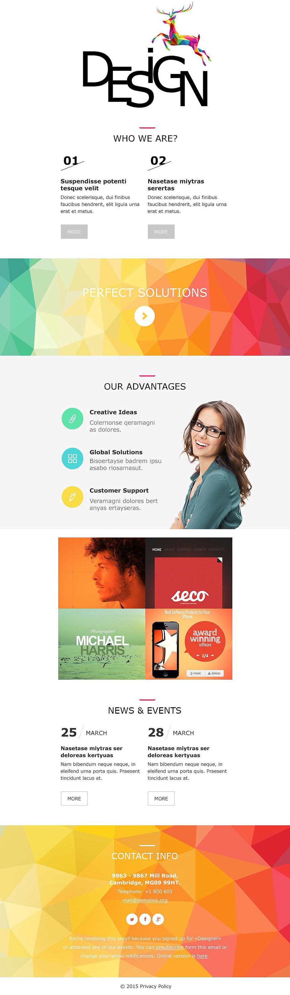 Top 50: Responsive Newsletter Templates For Your Campaign Monitor ...