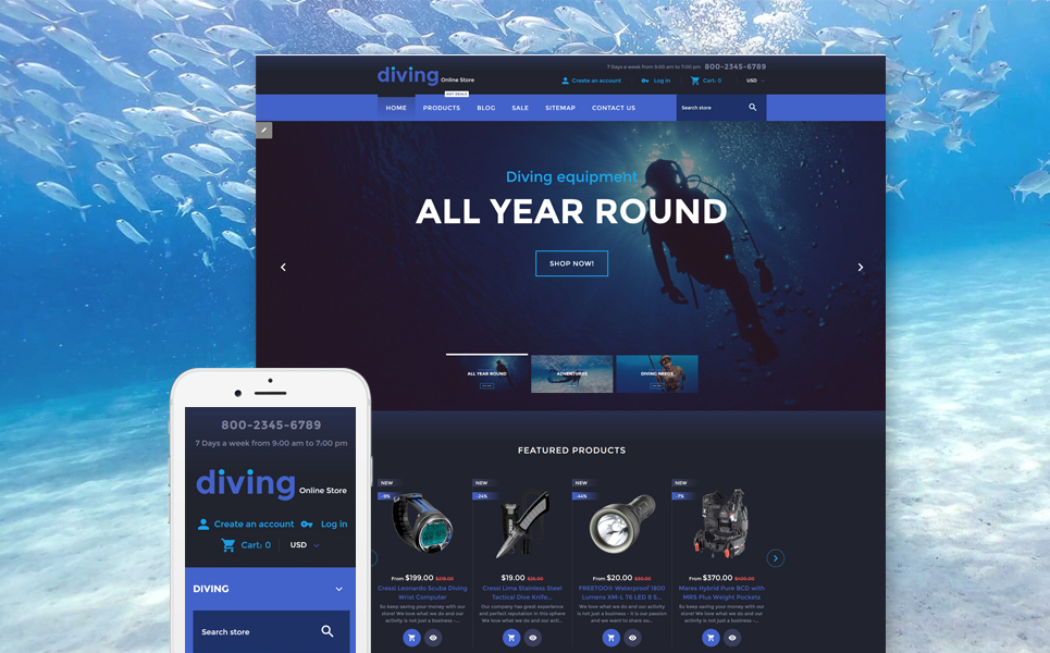 Deep Dive (Shopify theme) Item Picture