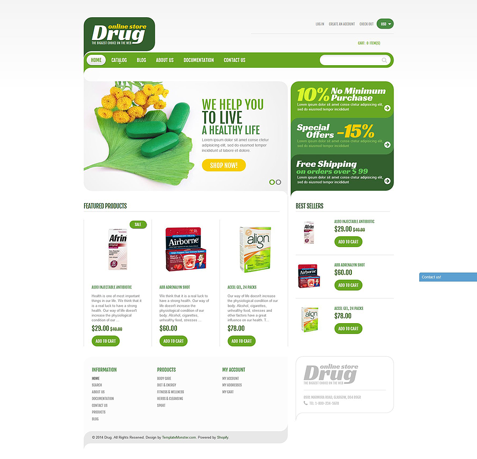 Drug Store (ecommerce theme) Item Picture