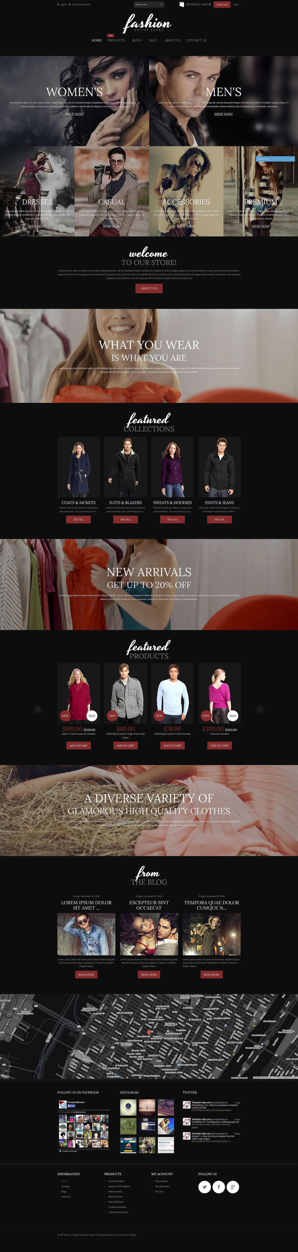 Fashion Online Store (ecommerce Shopify theme) Item Picture