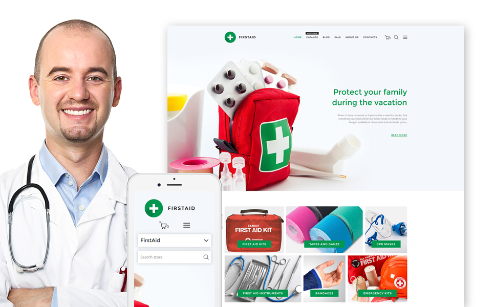 FirstAid (ecommerce website theme) Item Picture