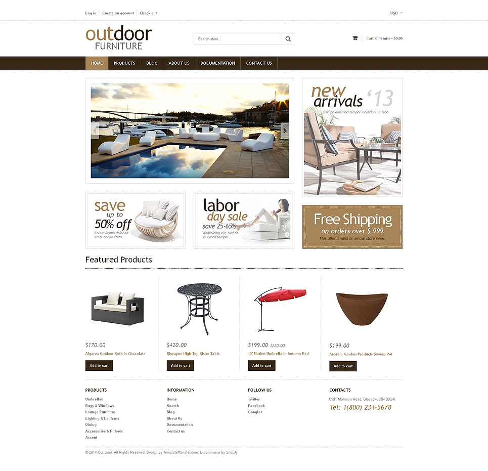 Furniture Store (website theme) Item Picture