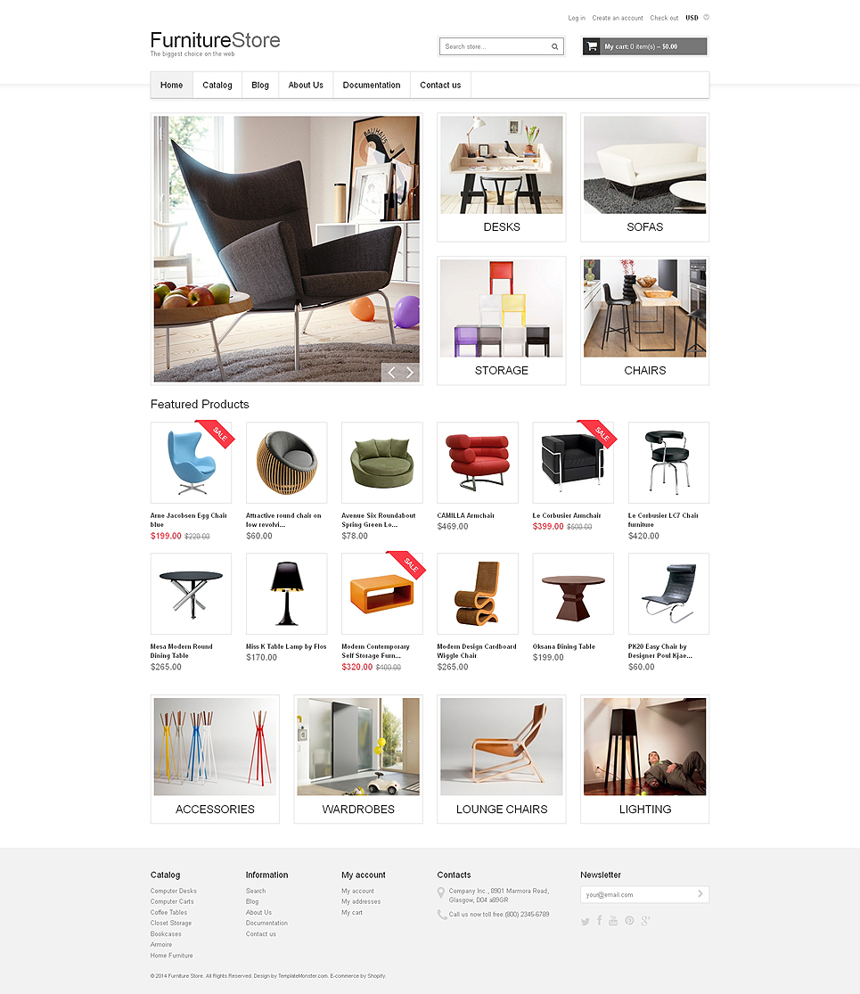 Furniture Store (website theme) Item Picture