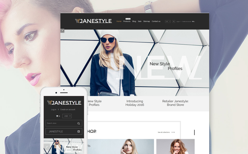 JaneStyle (theme for Shopify) Item Picture