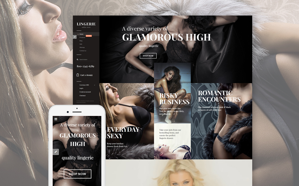Lingerie Store (Shopify theme) Item Picture