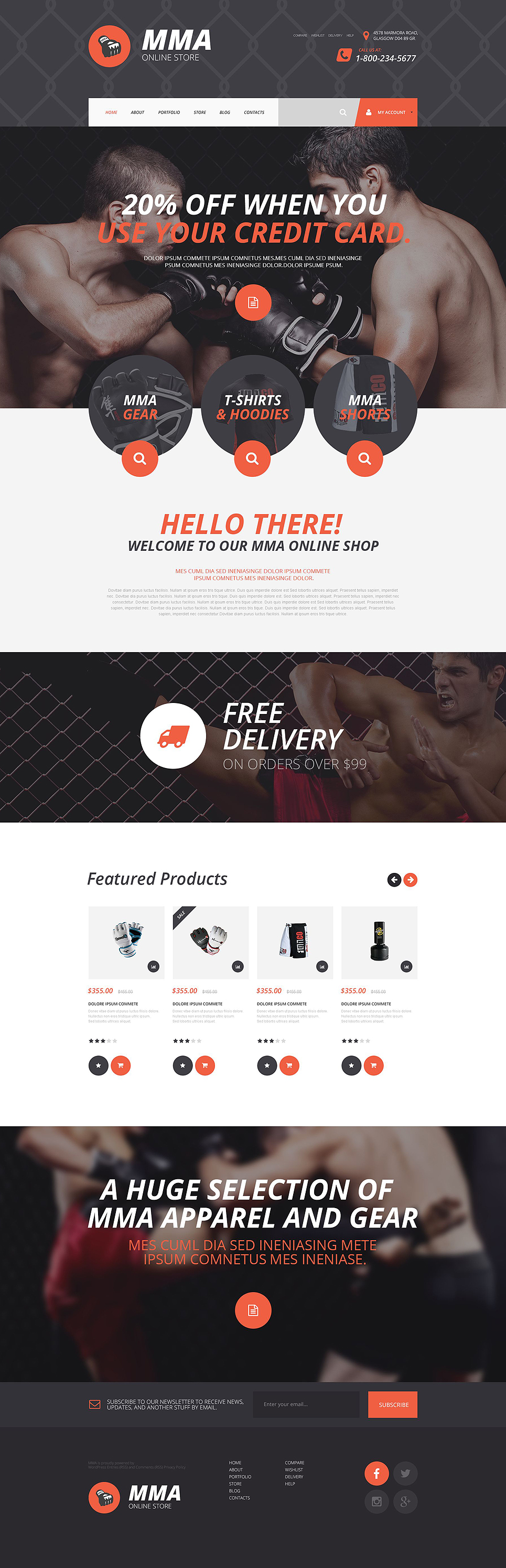 MMA Magic (Shopify ecommerce theme) Item Picture