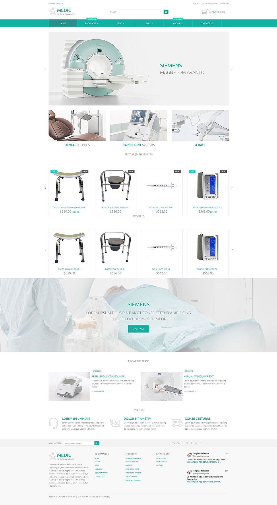 Medical Equipment (Shopify ecommerce theme) Item Picture