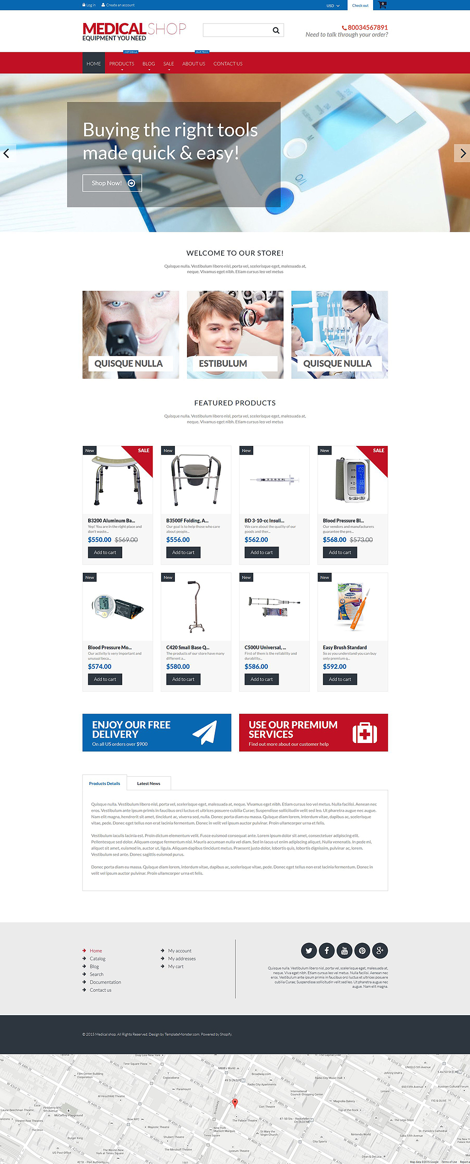Medical Equipment (theme for Shopify) Item Picture