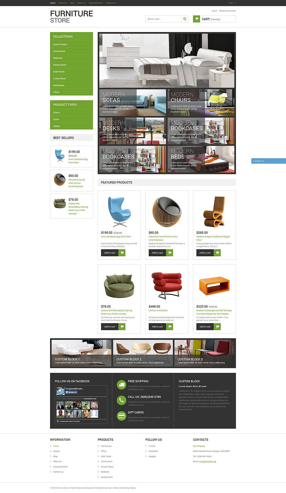 Modern Furniture Store (Shopify theme) Item Picture