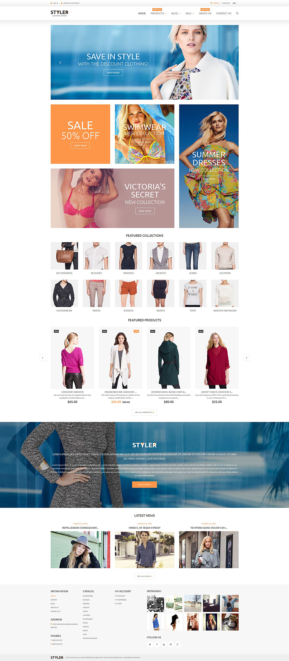 Original Clothing Shop (theme for Shopify) Item Picture