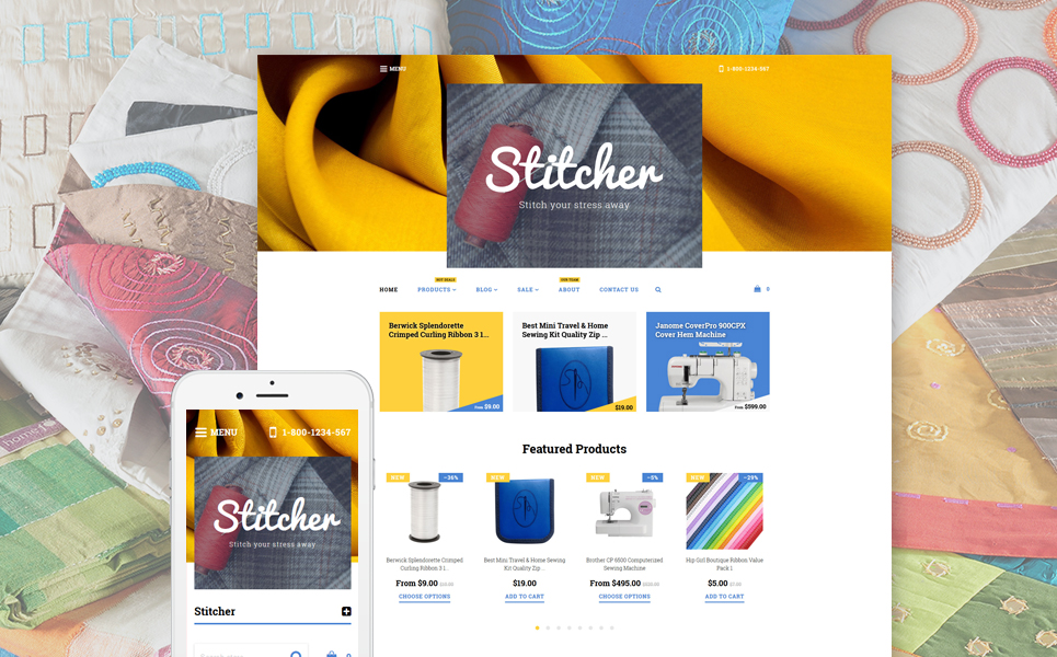 Stitcher (Shopify ecommerce theme) Item Picture