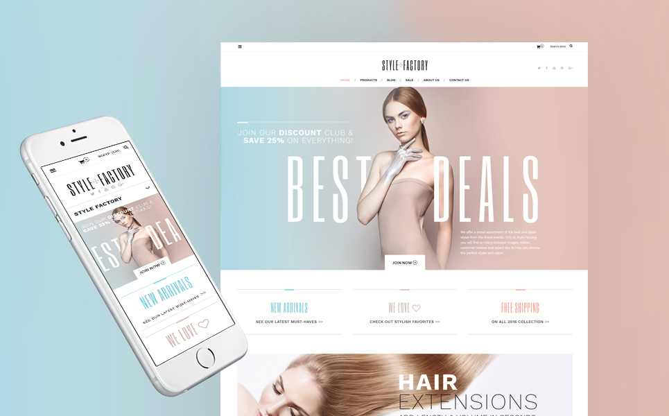 Style Factory (ecommerce Shopify theme) Item Picture