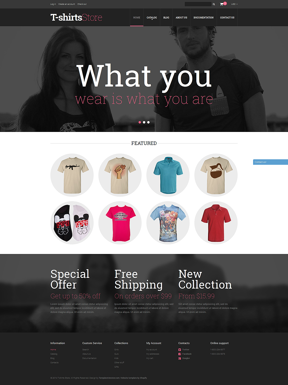 9 Stunning Tshirt Store Themes For Shopify