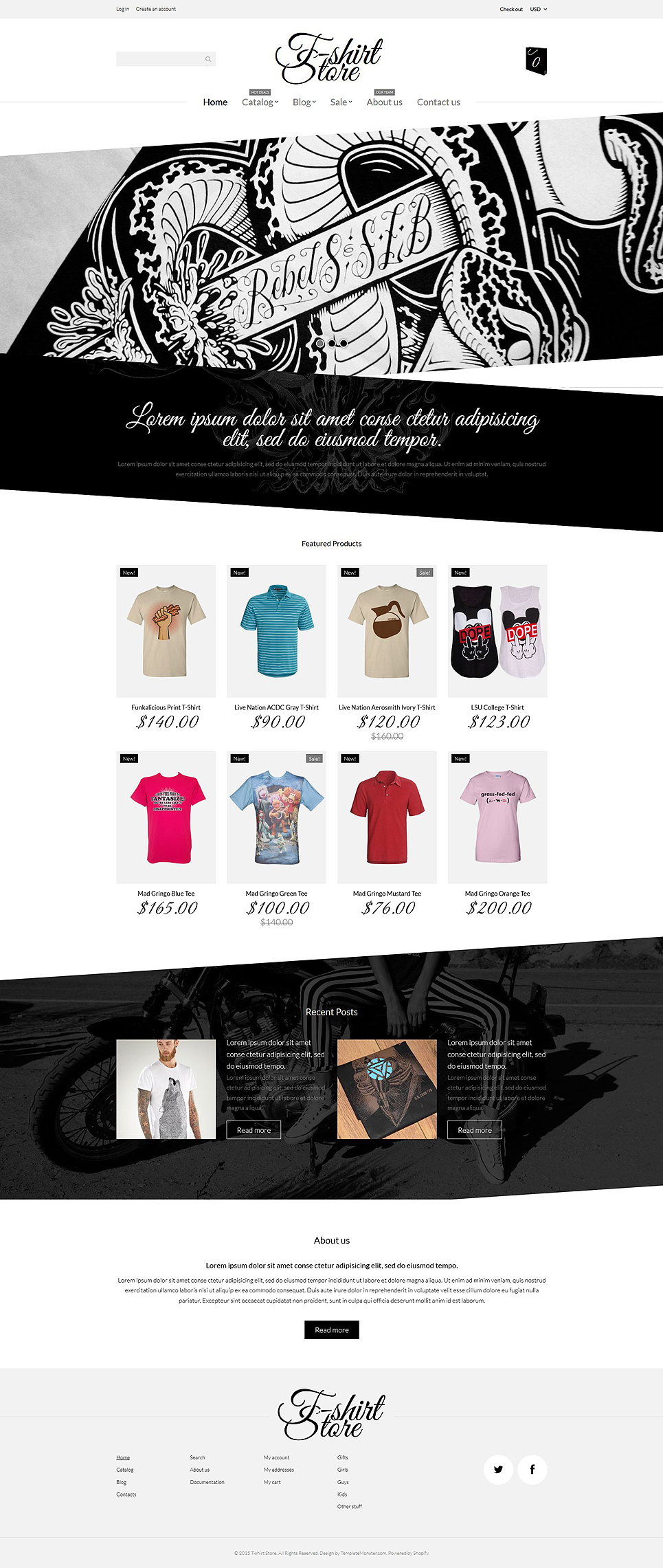 indhente Modsige Gum 9+ Stunning Tshirt Store Themes for Shopify