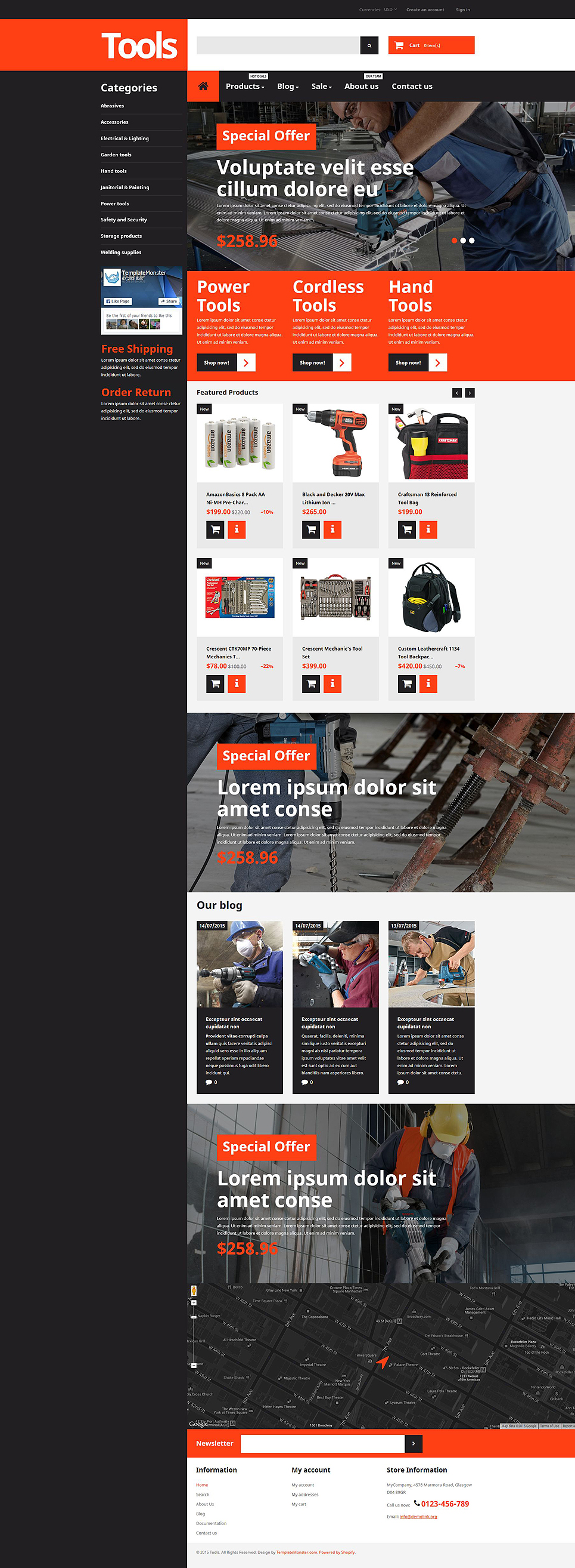 Tools & Equipment (theme for Shopify) Item Picture