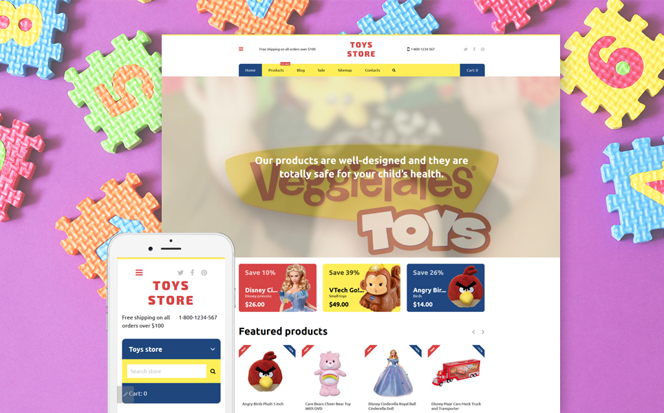 Toys Store (website theme) Item Picture