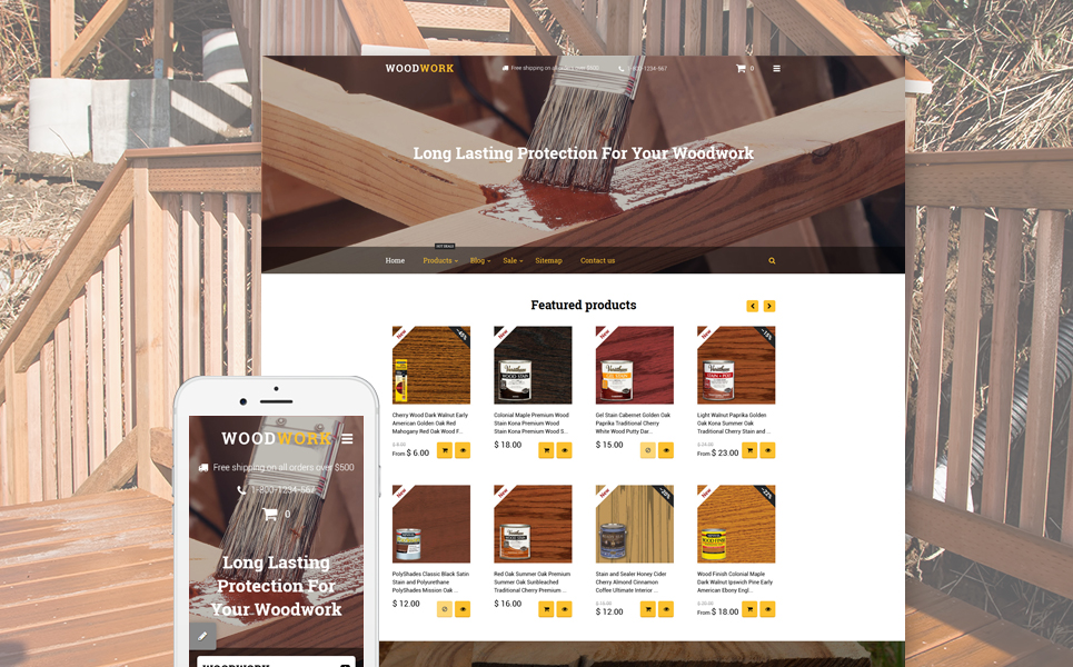 Woodwork (Shopify ecommerce theme) Item Picture
