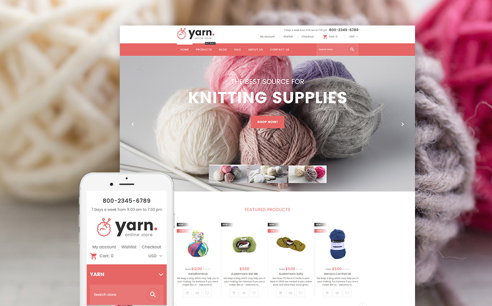 Yarn (ecommerce theme) Item Picture