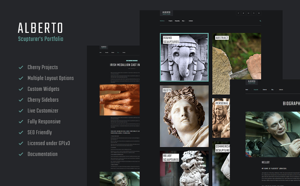 Alberto (WordPress template) Item Picture