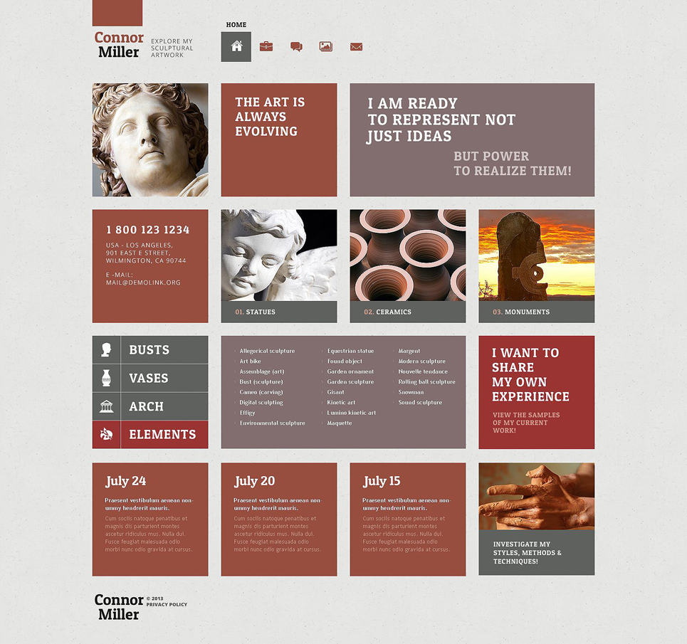 Art Blog (theme for WordPress) Item Picture