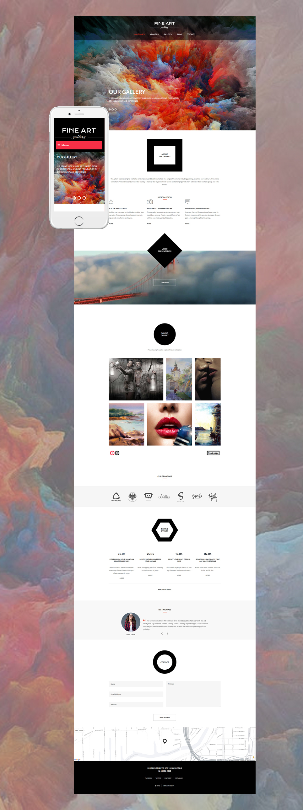 Art Gallery (theme for WordPress) Item Picture