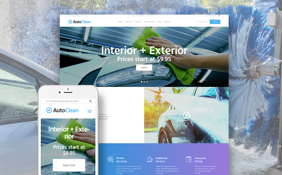 AutoClean (WordPress template) Item Picture