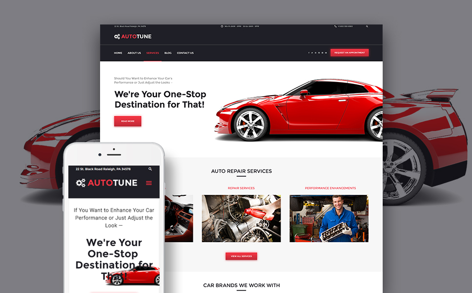 AutoTune (theme for your WordPress site) Item Picture