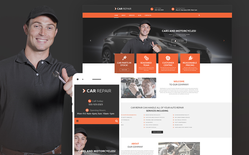 Cars and Bikes (website theme) Item Picture