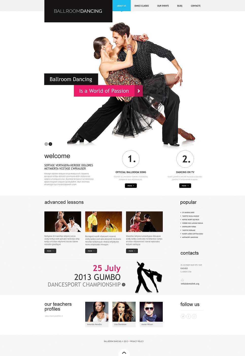 Ballroom Dancing (template) Item Picture