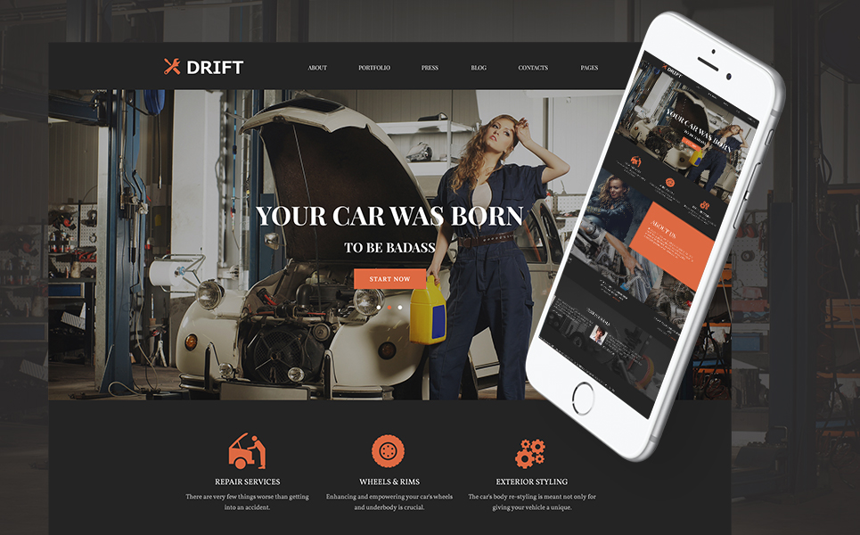 Drift (theme for your WordPress site) Item Picture