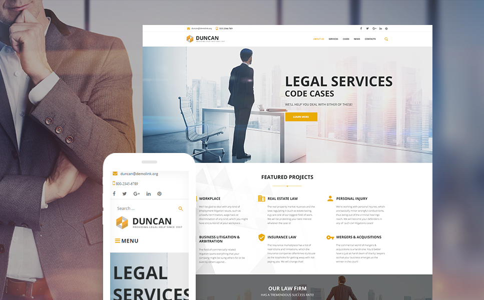 Duncan (WordPress theme) Item Picture