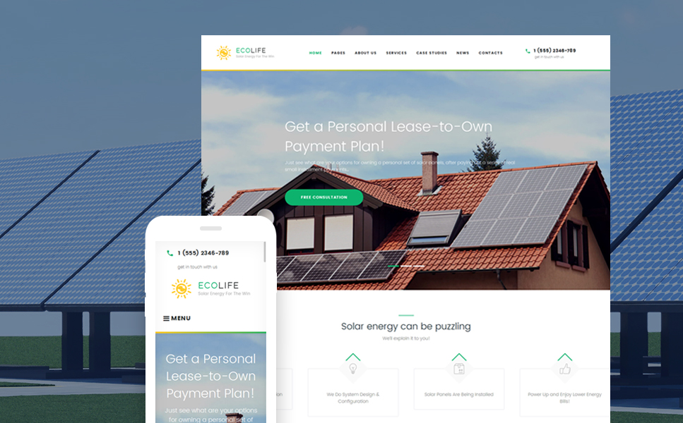 Eco Life (theme for your WordPress site) Item Picture