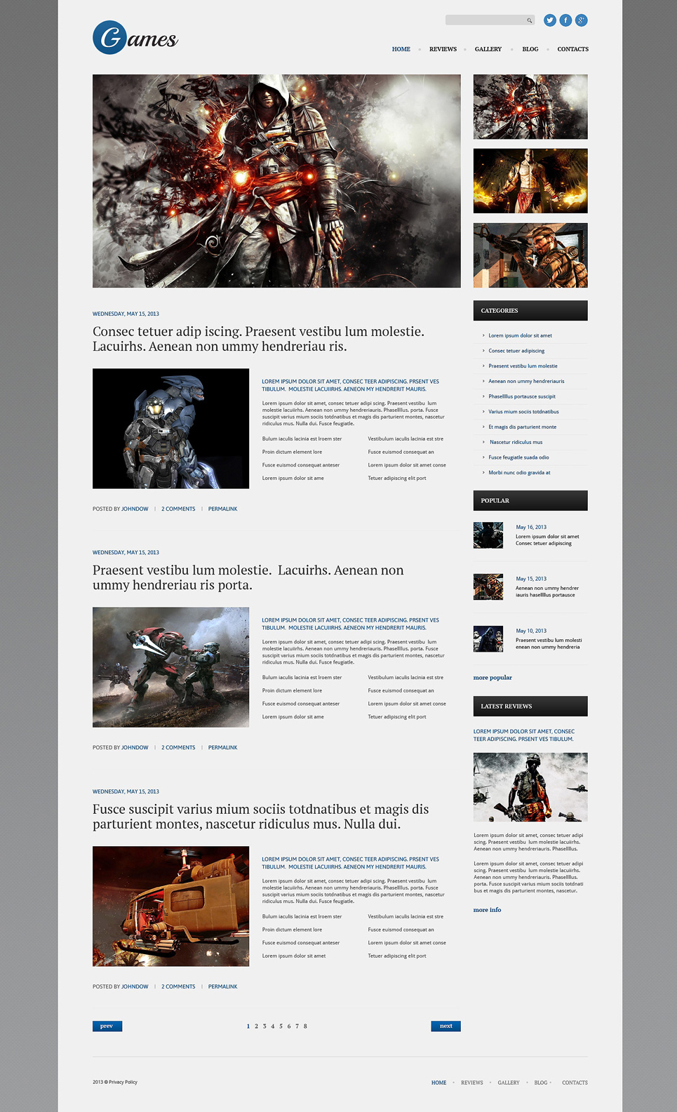 Games (website theme) Item Picture